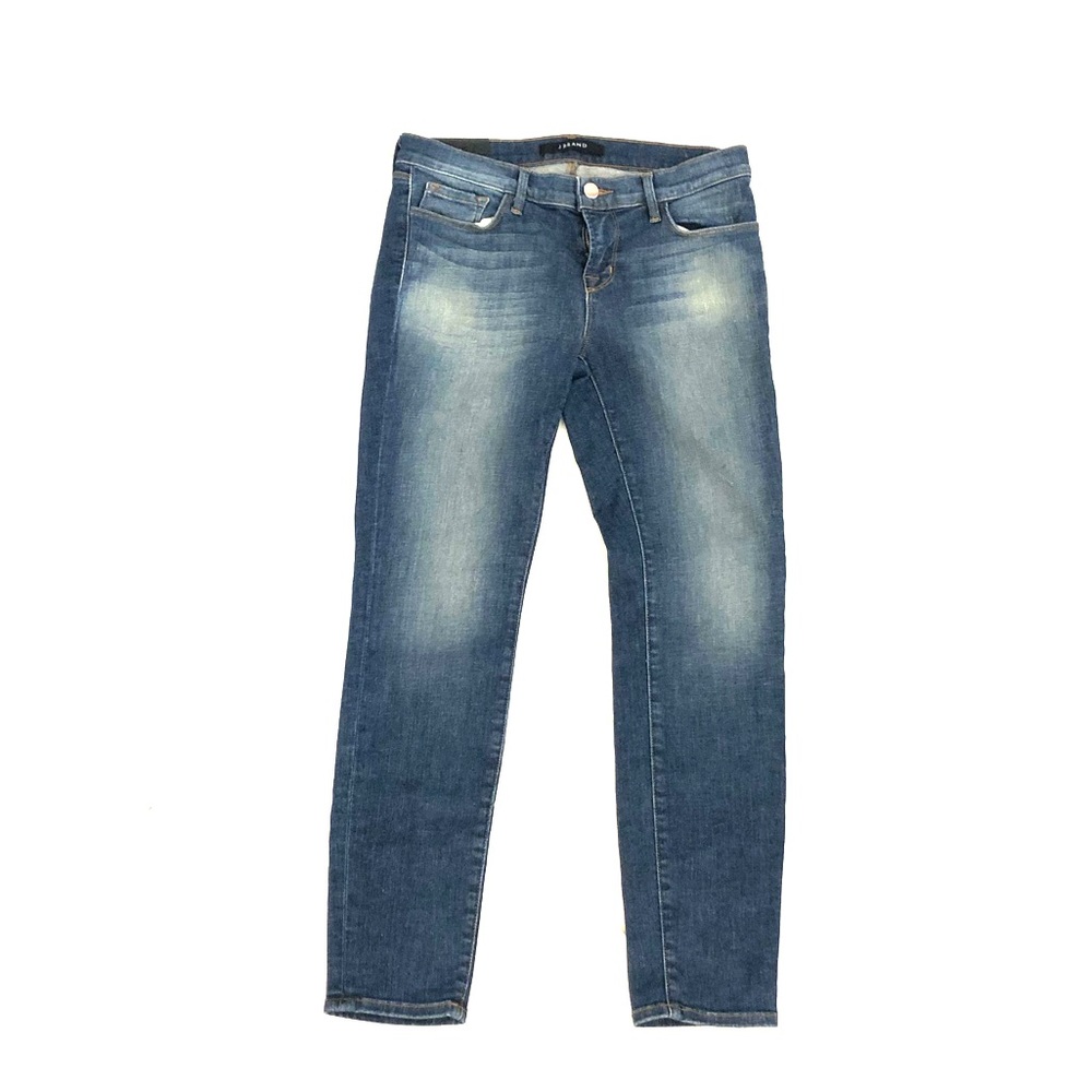 J Brand low rise affinity skinny crop jeans